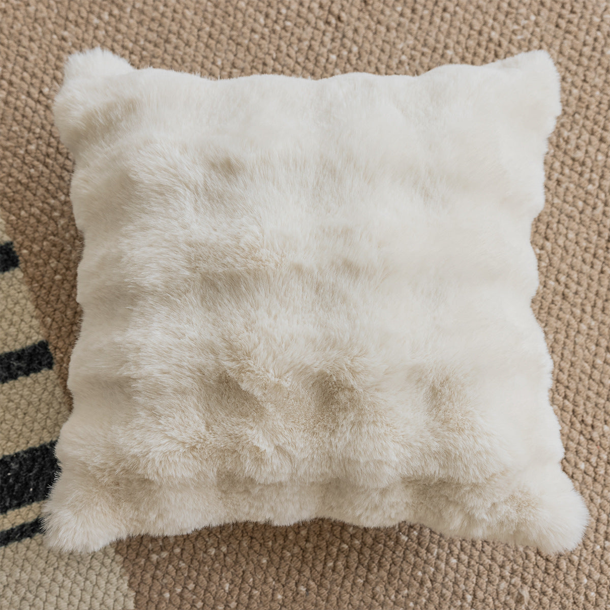 Nordic Modern Minimalist Throw Pillow Cover | Pure Cotton Cream Style Sofa Decor