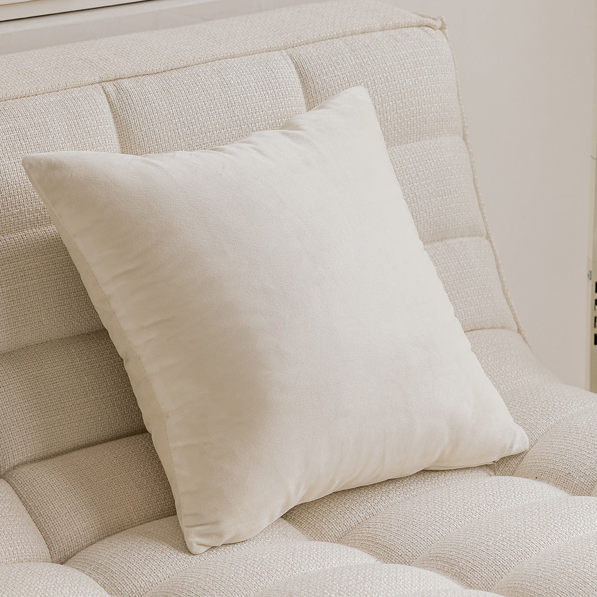 Nordic Modern Minimalist Throw Pillow Cover | Pure Cotton Cream Style Sofa Decor